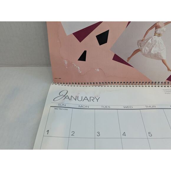 Vintage 1959 Barbie Fashion Calendar 1989 & 1990 Nostalgic Barbie Postcard Book - Picture 10 of 16